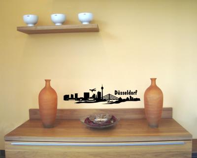 Wandsticker Dsseldorf Skyline - Ansicht 2