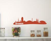 Wandsticker Bremen Skyline