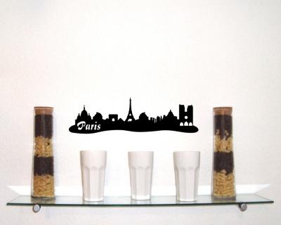 Wandsticker Paris Skyline - Ansicht 2