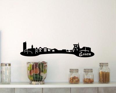 Wandsticker Essen Skyline Sonderangebot