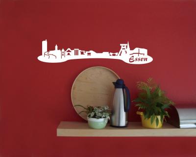 Wandsticker Essen Skyline - Ansicht 3