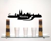 Wandsticker Nrnberg Skyline