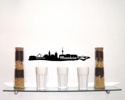 Wandsticker Mannheim Skyline Sonderangebot