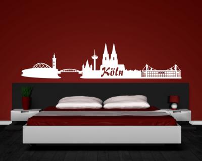 Wandsticker Kln + Stadion Skyline Sonderangebot