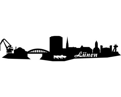 Wandsticker Lnen Skyline Sonderangebot