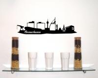 Wandsticker Bremerhaven Skyline