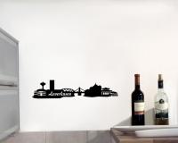 Wandsticker Leverkusen Skyline