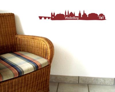Wandsticker Heidelberg Skyline - Ansicht 3