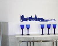 Wandsticker Erfurt Skyline