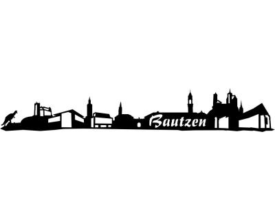 Wandsticker Bautzen Skyline - Ansicht 1