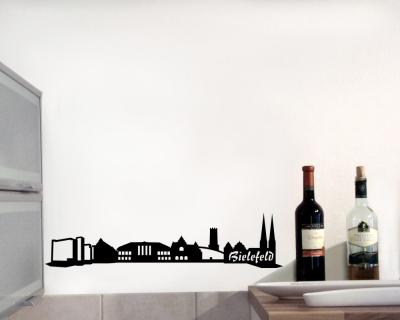 Wandsticker Bielefeld Skyline Sonderangebot