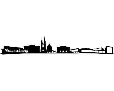 Wandsticker Braunschweig Skyline - Ansicht 1