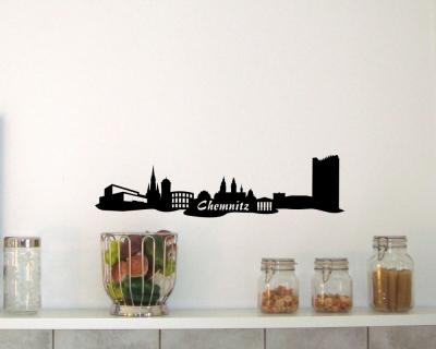 Wandsticker Chemnitz Skyline Sonderangebot