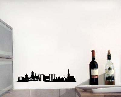 Wandsticker Lneburg Skyline Sonderangebot