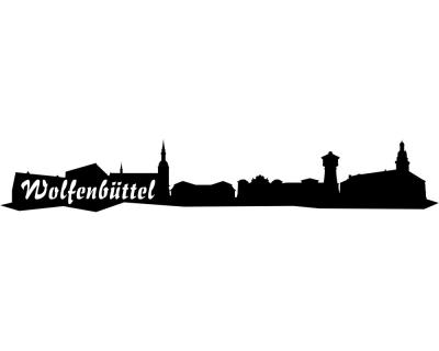 Wandsticker Wolfenbüttel Skyline Sonderangebot