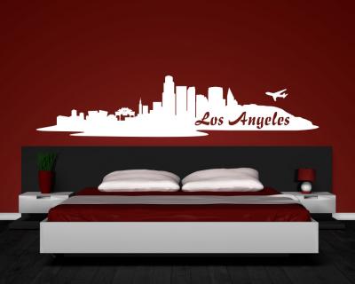 Wandsticker Los Angeles LA Skyline - Ansicht 3