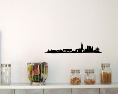 Wandsticker Chicago Skyline