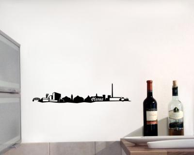 Wandsticker Herne Skyline