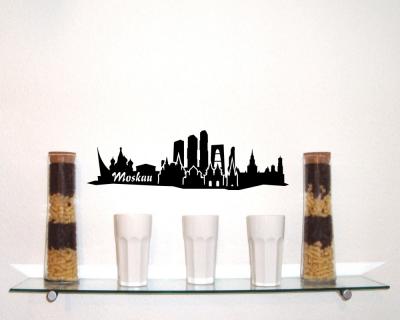 Wandsticker Moskau Skyline