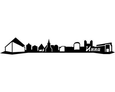 Wandsticker Unna Skyline - Ansicht 1