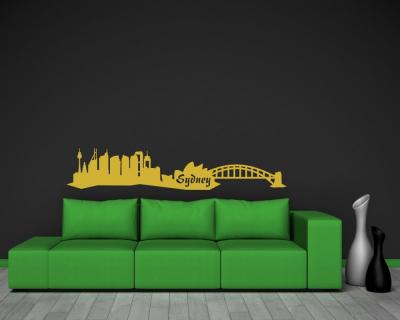 Wandsticker Sydney Skyline - Ansicht 3