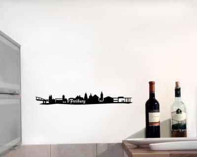 Wandsticker Freiburg Skyline Sonderangebot