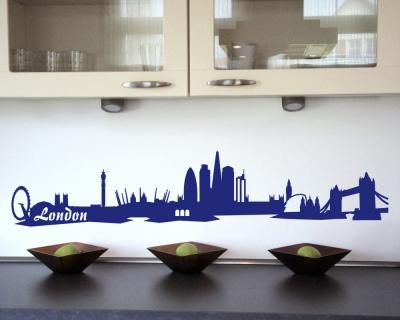 Wandsticker London Skyline - Ansicht 3