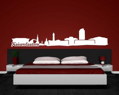Wandsticker Kaiserslautern Skyline - Ansicht 3