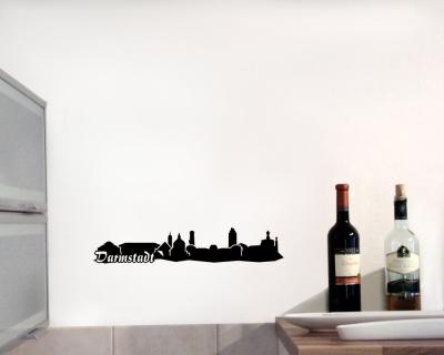 Wandsticker Darmstadt Skyline