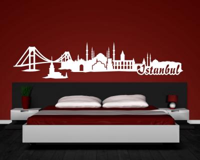 Wandsticker Istanbul Skyline - Ansicht 3
