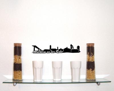 Wandsticker Mlheim an der Ruhr Skyline