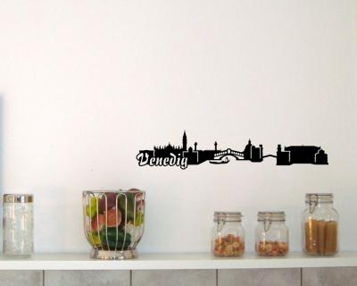Wandsticker Venedig Skyline
