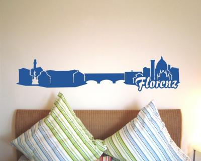 Wandsticker Florenz Skyline - Ansicht 3