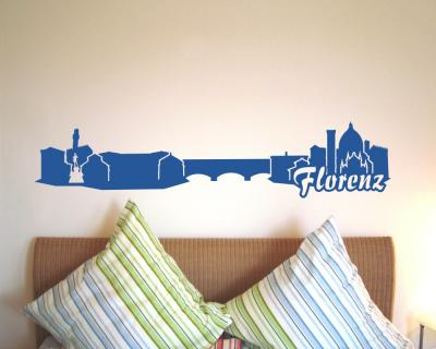 Wandsticker Florenz Skyline Sonderangebot