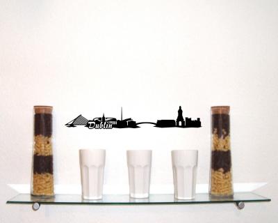 Wandsticker Dublin Skyline