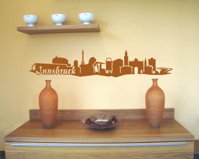 Wandsticker Innsbruck Skyline - Ansicht 3