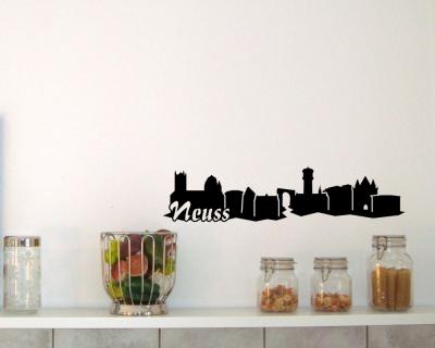 Wandsticker Neuss Skyline