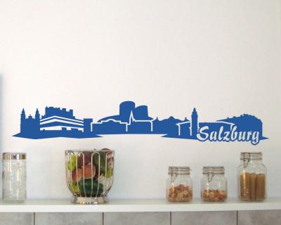 Wandsticker Salzburg Skyline