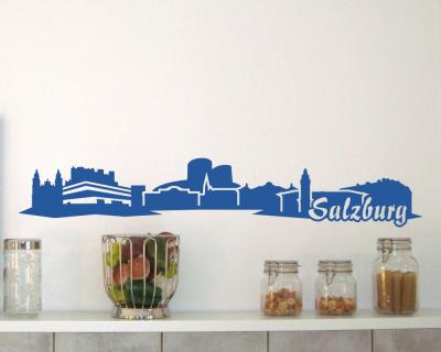 Wandsticker Salzburg Skyline Sonderangebot