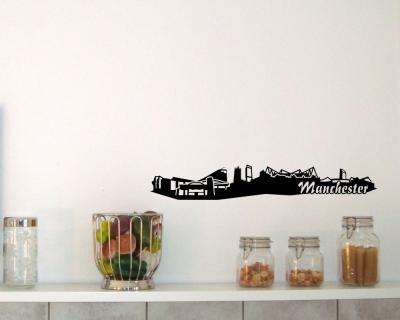 Wandsticker Manchester Skyline Sonderangebot