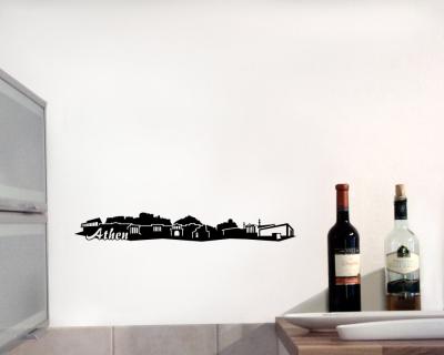 Wandsticker Athen Skyline Sonderangebot