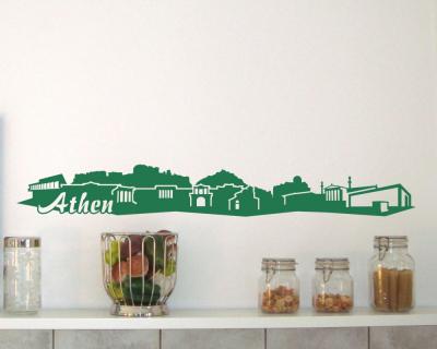 Wandsticker Athen Skyline - Ansicht 3
