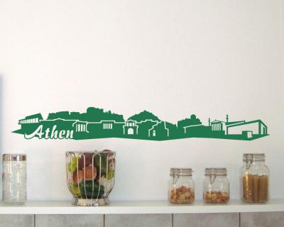 Wandsticker Athen Skyline Sonderangebot