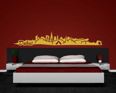 Wandsticker Dubai Skyline - Ansicht 3