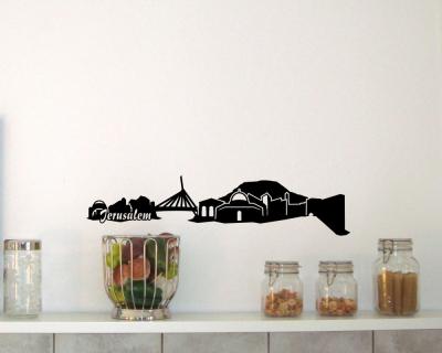 Wandaufkleber Jerusalem Skyline - Ansicht 2