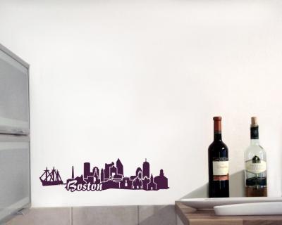 Wandaufkleber Boston Skyline - Ansicht 2