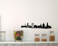 Wandsticker Siegen Skyline  schwarz 30x6,9cm