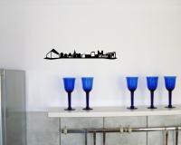 Wandtattoo Unna Skyline schwarz 30x4,5cm