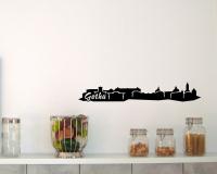 Wandtattoo Gotha Skyline schwarz 30x5,4cm