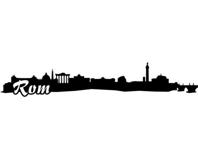 Wandtattoo Rom Skyline 30x5,1cm - Ansicht 1